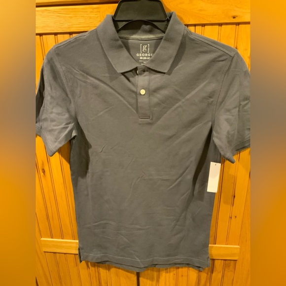 George Charcoal Polo Shirt - Picture 1 of 3